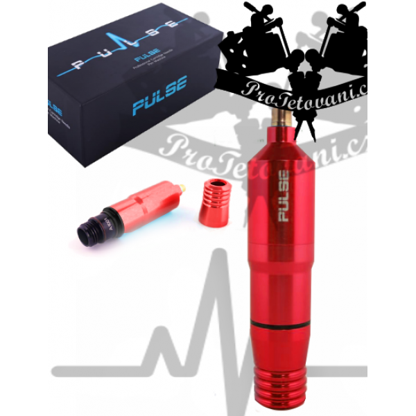 Rotační tetovací strojek PULSE STANDART PEN RED