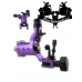 Rotační tetovací strojek Fly Purple s RCA i clip cord konektorem a tetovací grip Rotační tetovací strojek Fly Purple s RCA i clip cord konektorem a tetovací grip