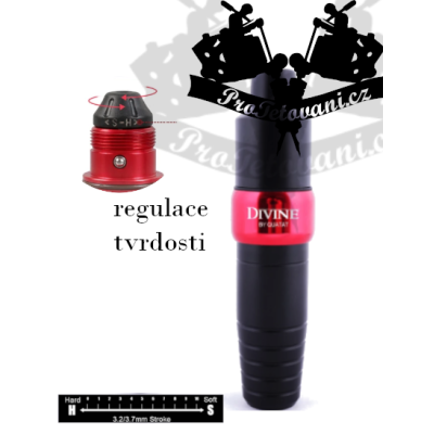 Rotační tetovací strojek QUATAT ARES RED