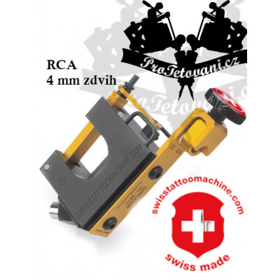 Rotační tetovací strojek SWISSTATTOOMACHINE GoldLine RCA