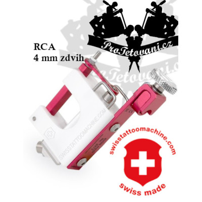 Rotační tetovací strojek SWISSTATTOOMACHINE PinkyHeidi RCA