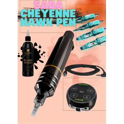 Rotační tetovací sada CHEYENNE HAWK PEN