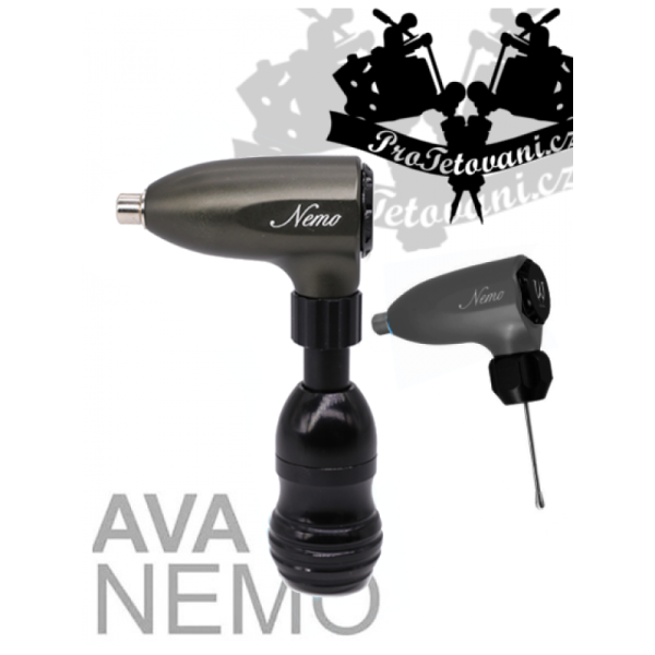 Rotační tetovací strojek AVA NEMO GUN Grey