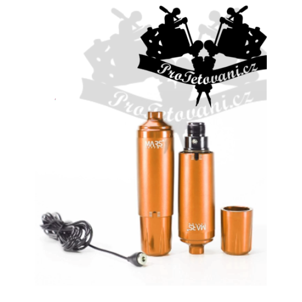 Rotační tetovací strojek MARS ORANGE s magnetickým zapojením