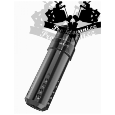 Rotační tetovací strojek MAST FLIP BLACK s nastavitelným zdvihem