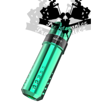 Rotační tetovací strojek MAST FLIP GREEN s nastavitelným zdvihem