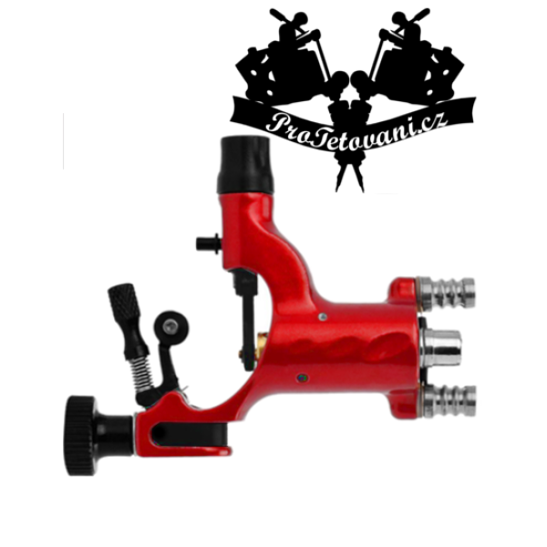 Rotační tetovací strojek Red Fly s RCA i clip cord konektorem a tetovací grip