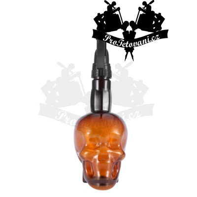 Rozprašovač na tetování 200 ml lebka oranžová