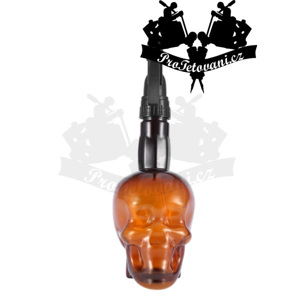Rozprašovač na tetování 200 ml lebka oranžová