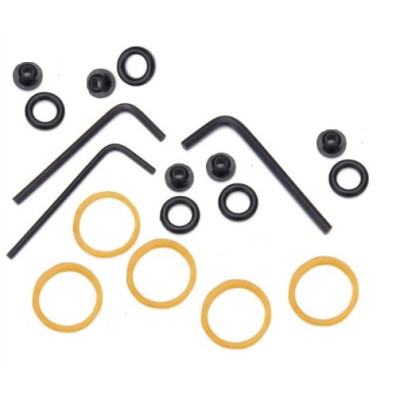 Sada nářadí a gumiček pro tetovací strojek