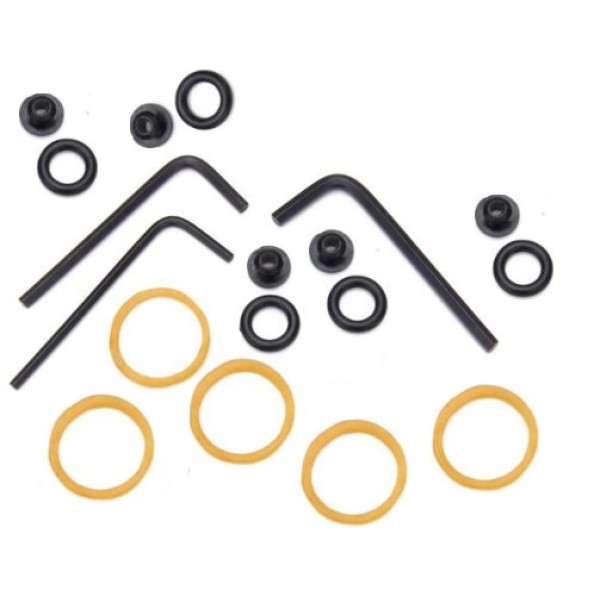 Sada nářadí a gumiček pro tetovací strojek