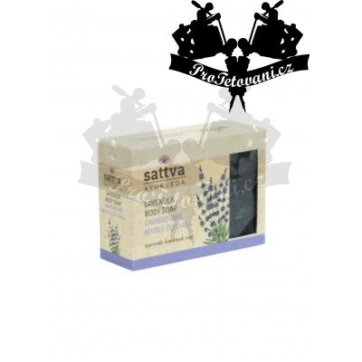 Sattva ájurvédské levandulové mýdlo 125g