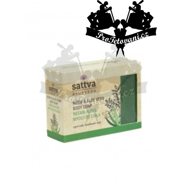 Sattva ájurvédské Neem a Aloe Vera mýdlo 125g
