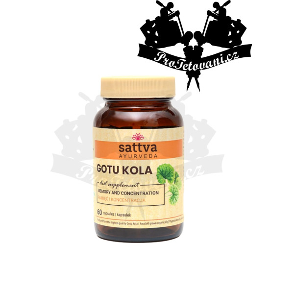 Sattva Ayurveda Gotu Kola paměť a soustředění 60 kapslí