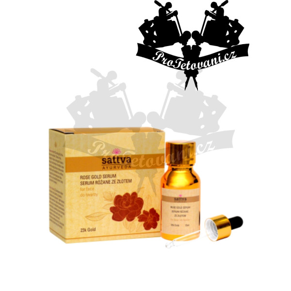 SATTVA ROSE GOLD OLEJOVÉ SÉRUM NA OBLIČEJ 15ML