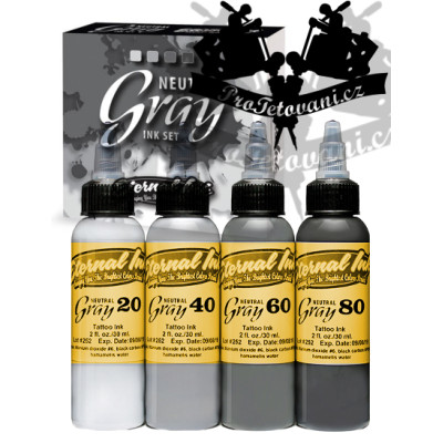 Set čtyř stínovacích uměleckých šedých barev Eternal