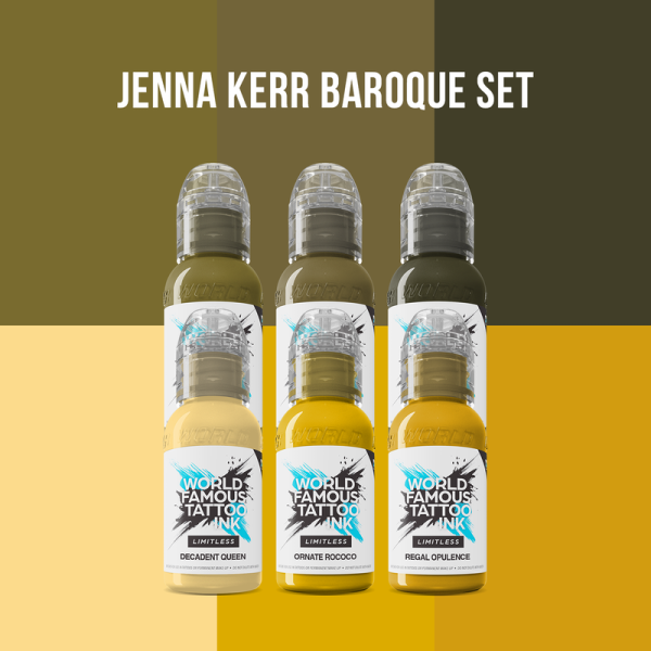 Set tetovacích barev World Famous Limitless JENNA KERR'S BAROQUE REACH 