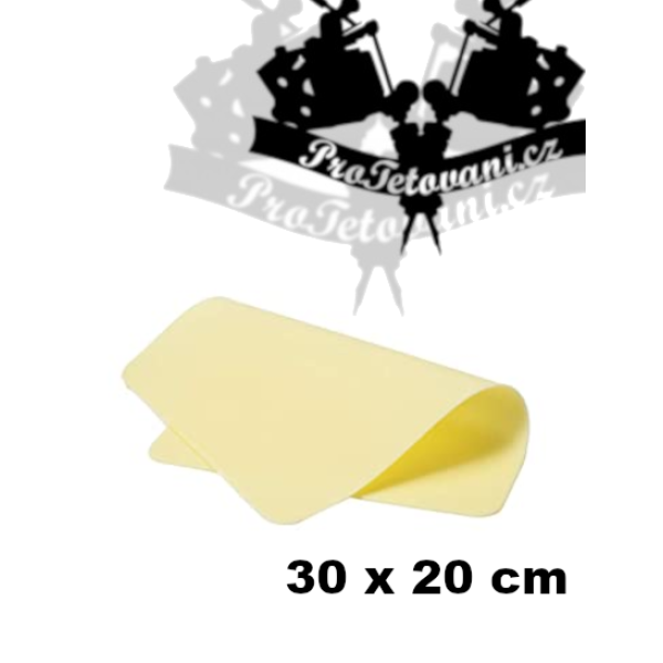 Silikonová trénovací tetovací kůže větší 30x20cm