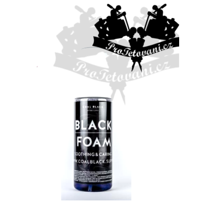 Black Foam na čištění tetování Black Coal 150 ml
