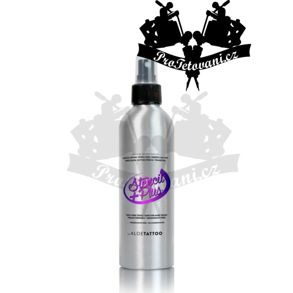 Aloe Tattoo Stencil Plus Transfer Spray přenašeč tetovacích motivů 220 ml