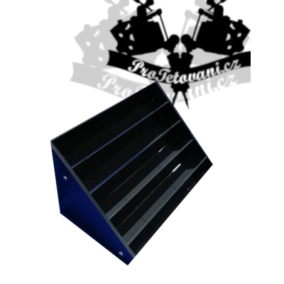 Stojan na tetovací barvy Akrylový Černý