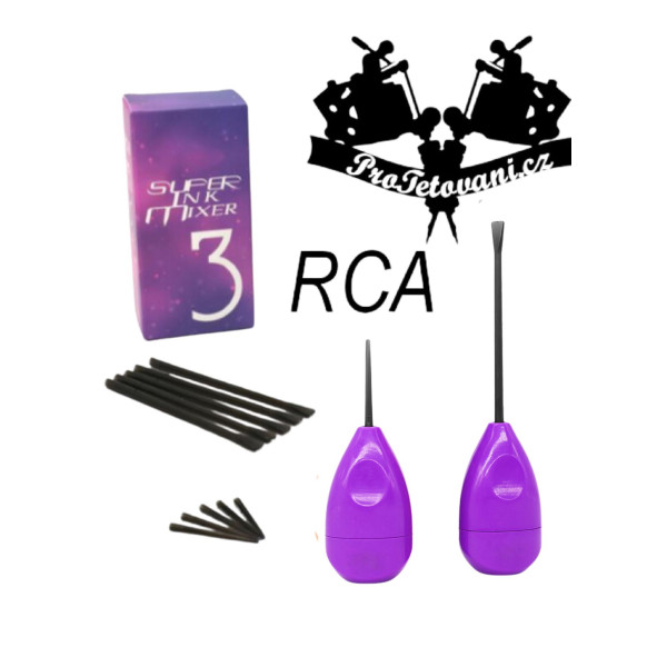 Mixér pro míchání tetovacích barev Super Ink Mixer III purple