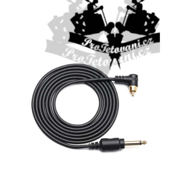 Zahnutý tenčený RCA CORD BLACK 3A