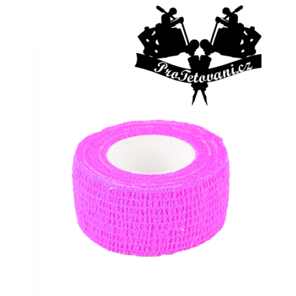 Tetovací bandáž tenká růžová