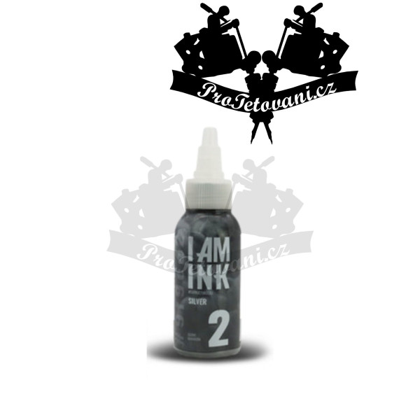 Tetovací barva I AM INK second generation SILVER 2 50 ML