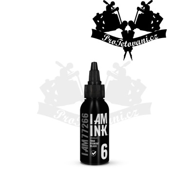 Tetovací barva I AM INK TRUE BLACK 50 ML