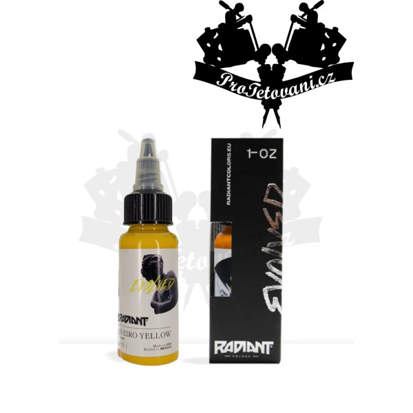 Tetovací barva Radiant EVOLVED Aveiro Yellow 30 ml