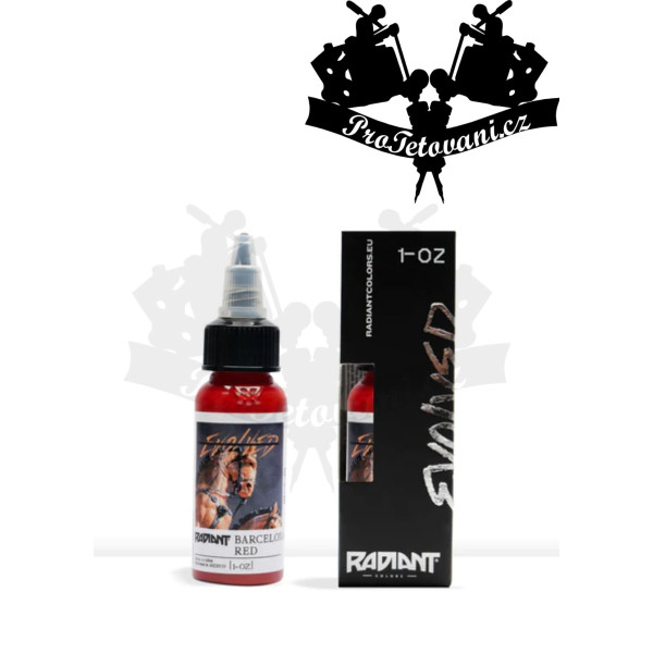 Tetovací barva Radiant EVOLVED Barcelona Red 30 ml
