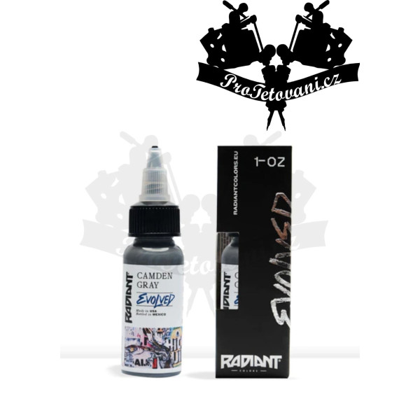 Tetovací barva Radiant EVOLVED Camden Gray 30 ml