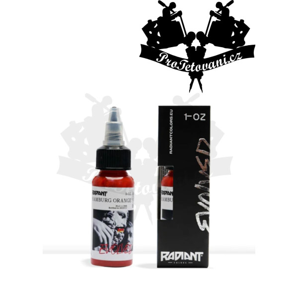 Tetovací barva Radiant EVOLVED Hamburg Orange 30 ml