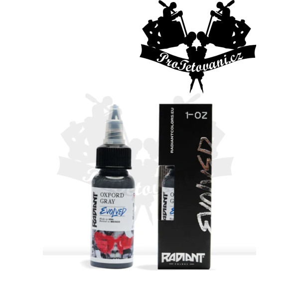 Tetovací barva Radiant EVOLVED Oxford Gray 30 ml