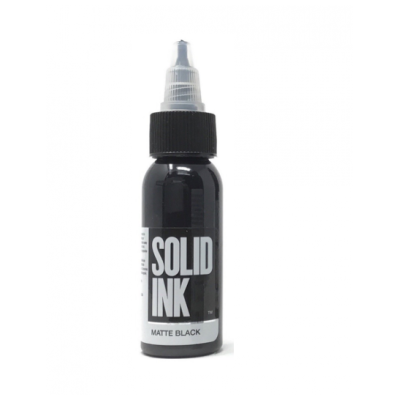 Umělecká barva Solid Ink Matte Black 30ml