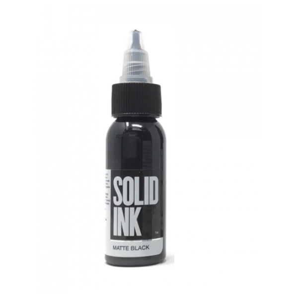 Umělecká barva Solid Ink Matte Black 30ml