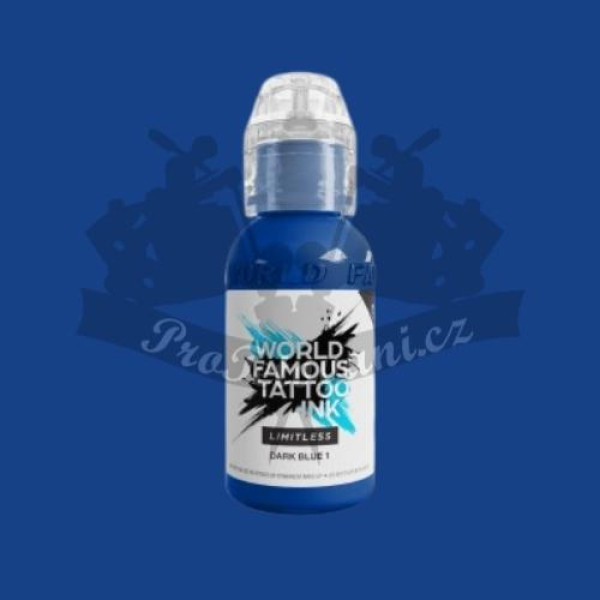 Tetovací barva World Famous Limitless DARK BLUE 1 30 ml REACH 2023