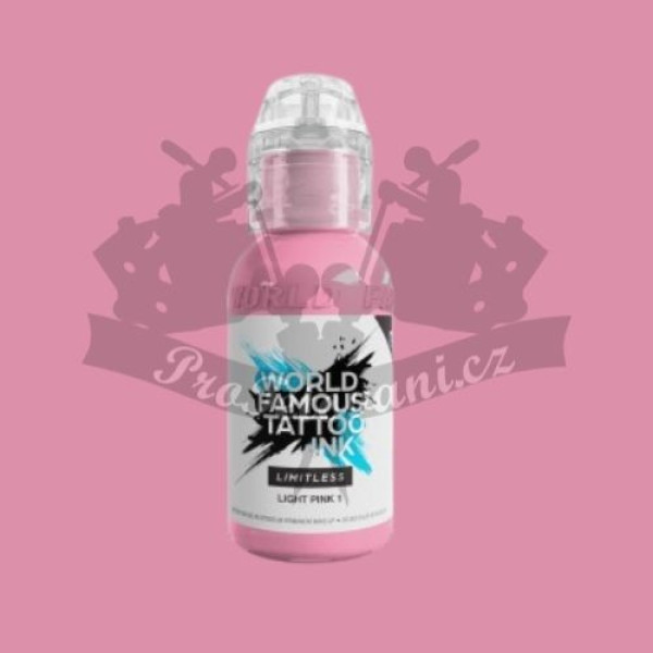 Tetovací barva World Famous Limitless LIGHT PINK 1 30 ml REACH 2023