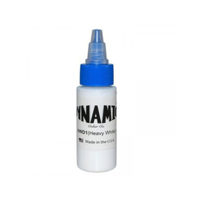 Dynamic ink Heavy White umělecká barva 30ml 