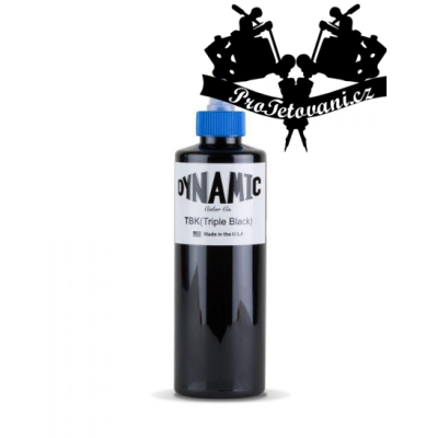 Dynamic ink Black Triple Black umělecká barva 240ml