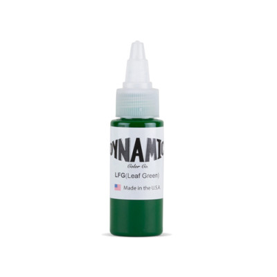 Dynamic ink Leaf Green umělecká barva 30ml