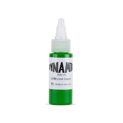 Dynamic ink Lime Green umělecká barva 30ml