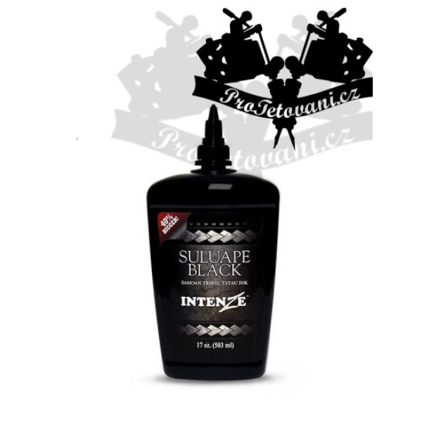 Intenze Suluape Black Samoan Tribal Tatau 503ml umělecká barva
