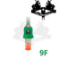 Tetovací cartridge AVA AQUA 9 F