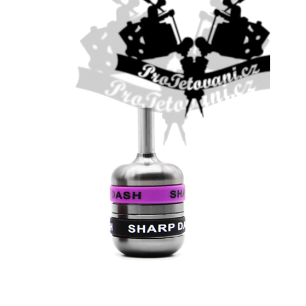 Tetovací grip EZ sharp dash samouzavíratelný SILVER