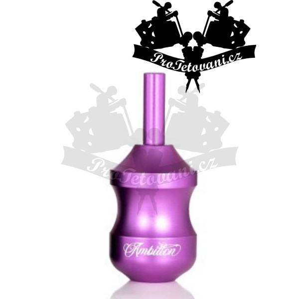Tetovací grip na cartridge Ambition ROUND PURPLE 32 mm