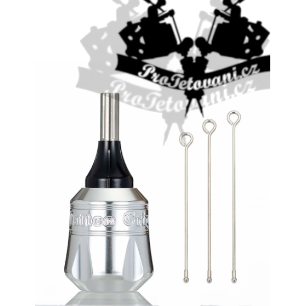 Tetovací grip na cartridge Ameno EXTRA SILVER 35 mm a táhla