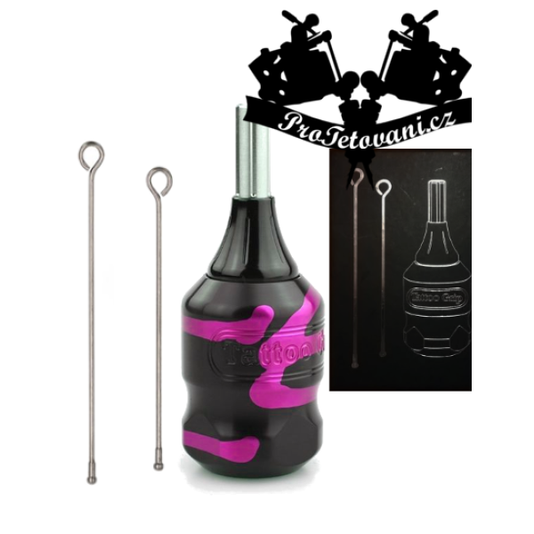 Tetovací grip na cartridge Vitium Purple a táhla