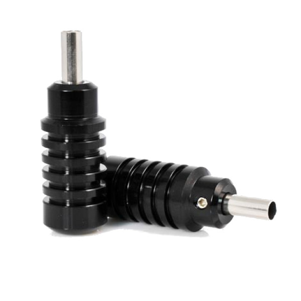Tetovací grip ribbed black a tubus 57mm